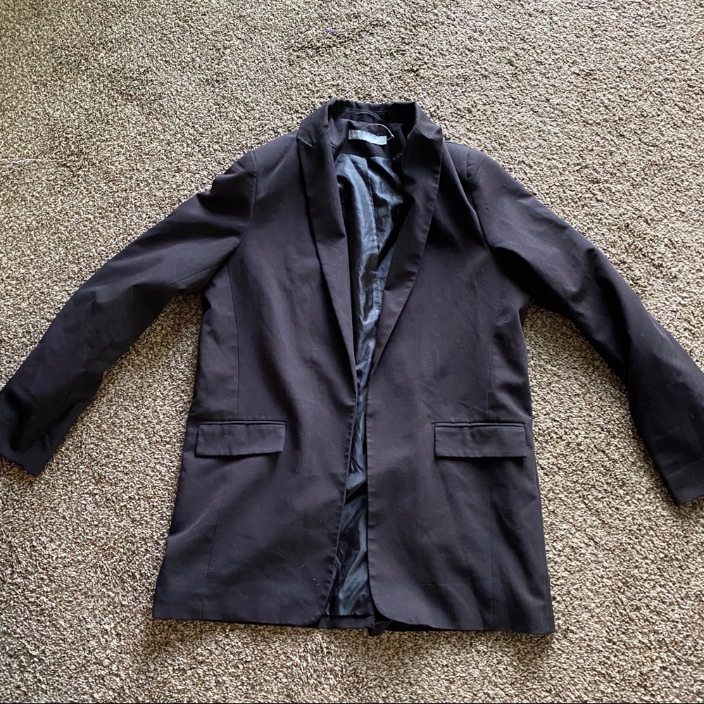 ASOS suit jacket blazer 8 black medium